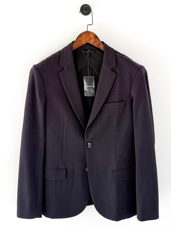 Emporio Armani Other - NEW Emporio Armani Navy Blue Stretch Italian Blazer Sport Coat 38R